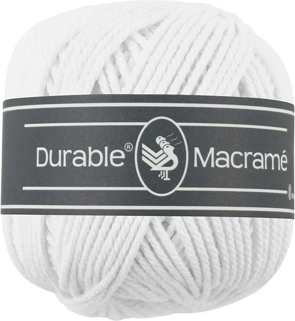 Macrame- Garn weiß