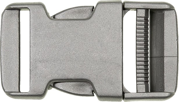 Steckschnalle 30mm grau