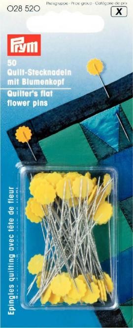 Quiltstecknadeln mit Blumenkopf