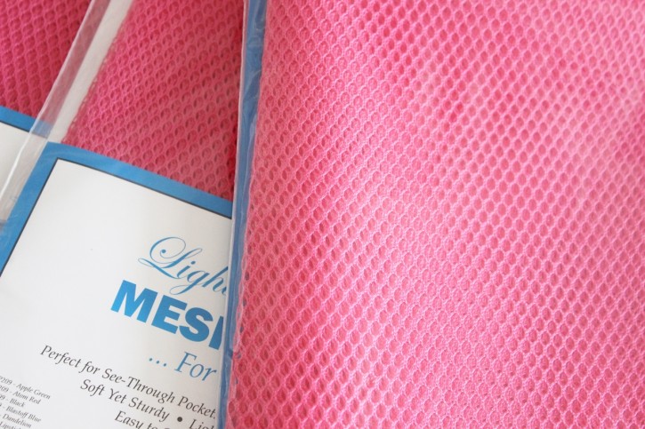 Mesh- Netzstoff pink