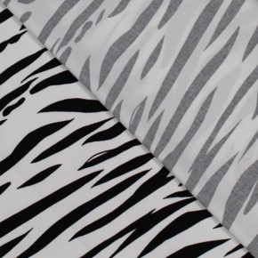 Baumwollstretch Zebra