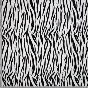 Baumwollstretch Zebra